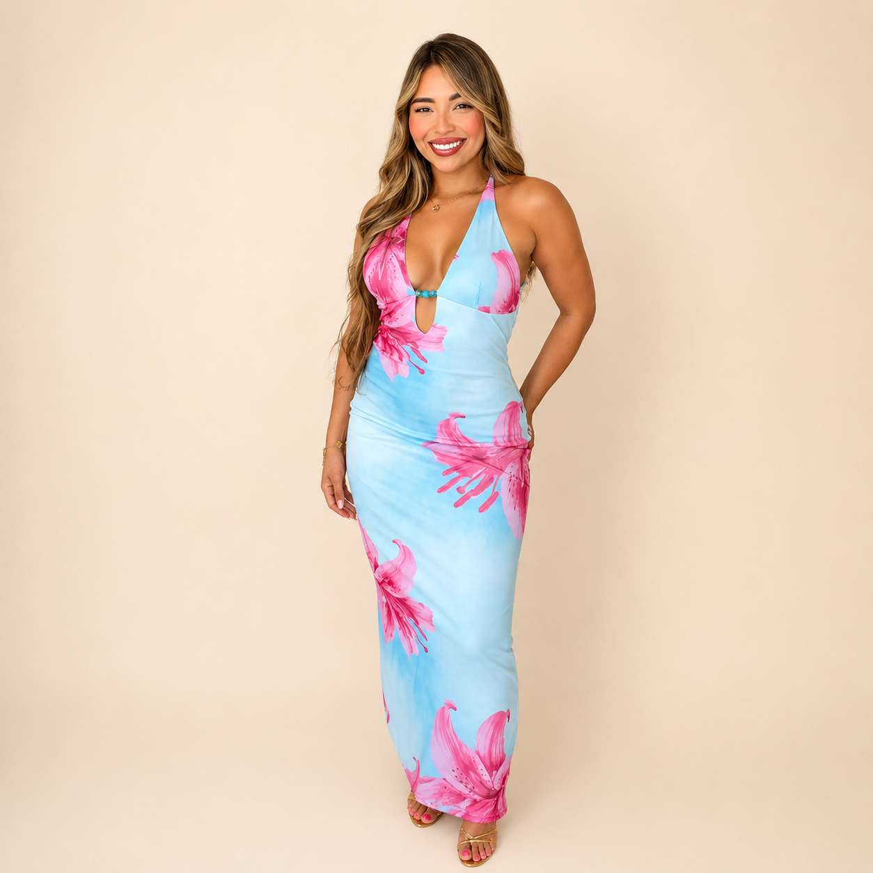 Blue Blossom Dress